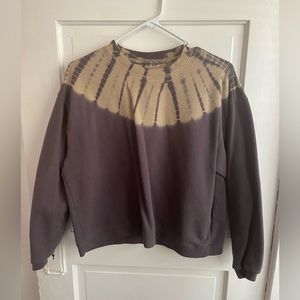 Madewell Women’s Tie Dye Resourced Cotton Swing Sweatshirt - S